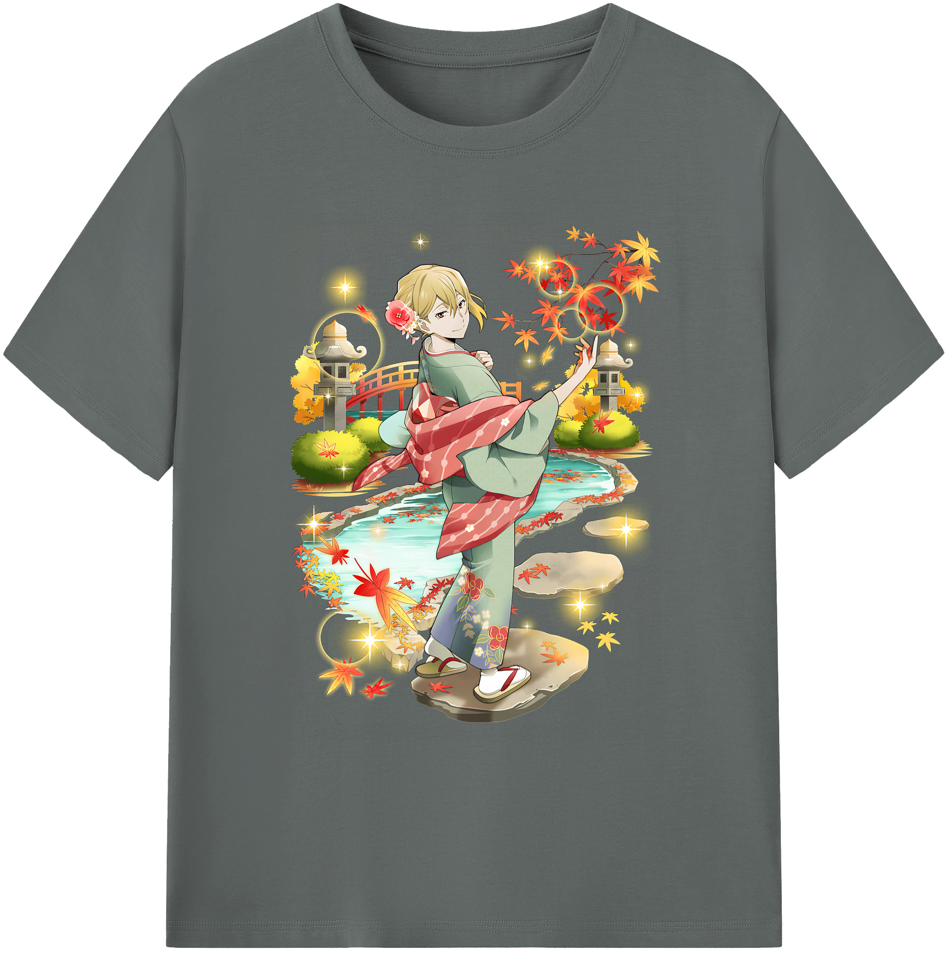 （画像用） 文豪ストレイドッグス Bungo Stray Dogs 綿100％ メンズ半袖Tシャツ｜肌触りやわらか＆通気性